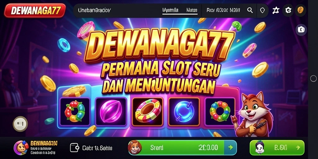 Screenshot gameplay DEWANAGA77 menampilkan slot dengan grafis menarik.