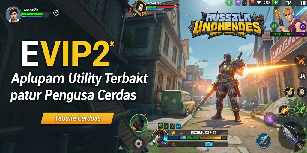 Tampilan antarmuka utama EVIP2 dengan fitur Utility yang intuitif.