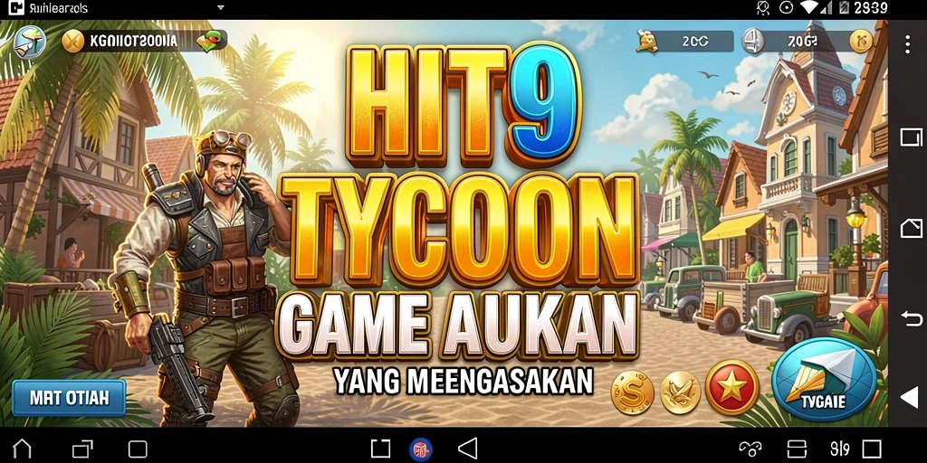 Tampilan gameplay <strong>HIT9</strong> yang menarik dan penuh strategi Tycoon.