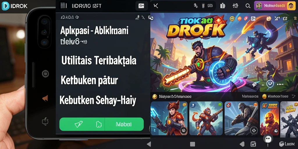 Tampilan antarmuka IDROK yang intuitif dan fungsional.