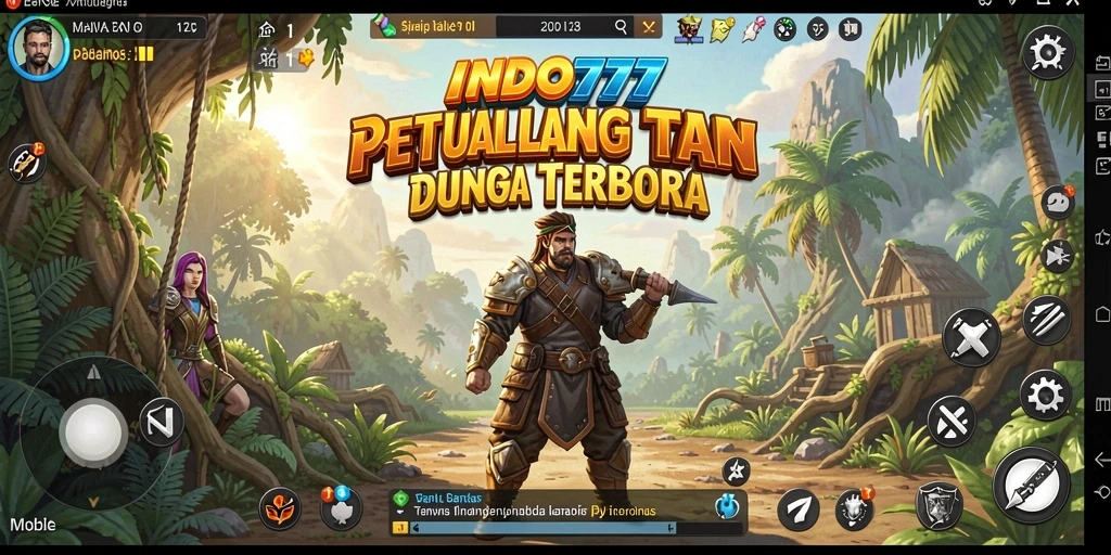 Tangkapan layar gameplay INDO777 menunjukkan petualangan mendebarkan di dunia terbuka.