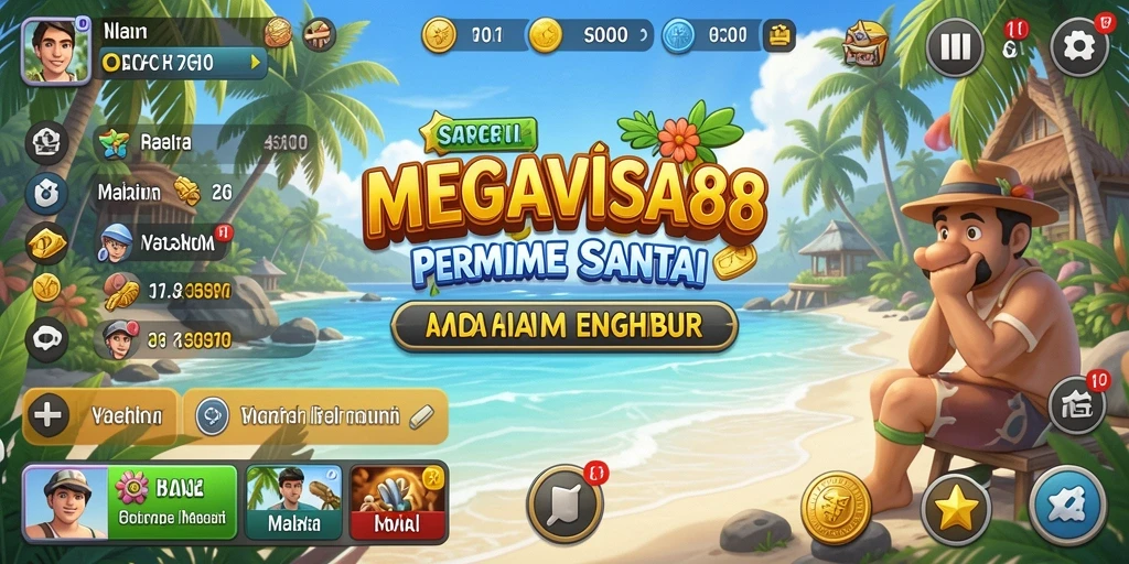 Screenshot gameplay MEGAVISA88 yang penuh warna dan menyenangkan.