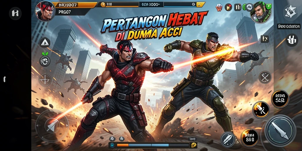 Gameplay seru PRG007 dengan aksi memukau.