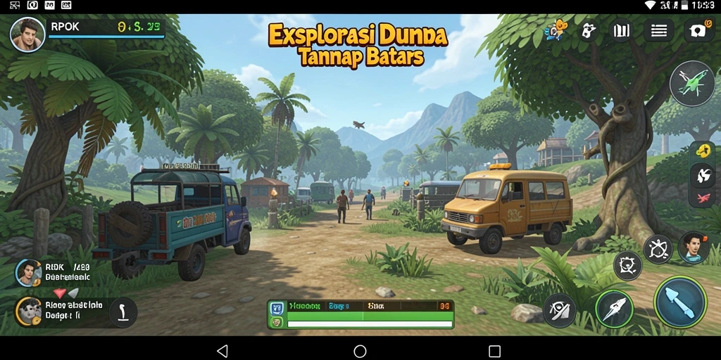 Tampilan gameplay RPOK dengan eksplorasi dunia yang menakjubkan.