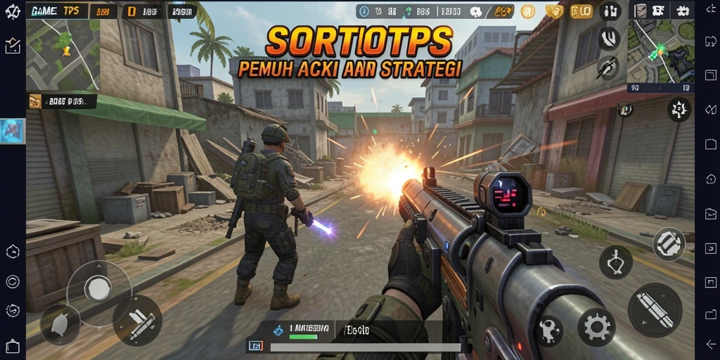 Tampilan gameplay SORTOTO yang mendebarkan dan penuh aksi.