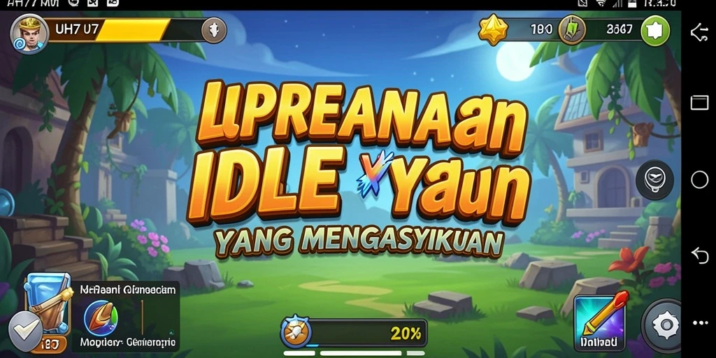 Tampilan gameplay UH77 yang santai dan mengasyikkan.