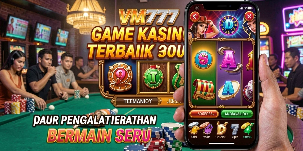 Tampilan gameplay VM777 menampilkan pengalaman Kasino yang asli dan mendebarkan.